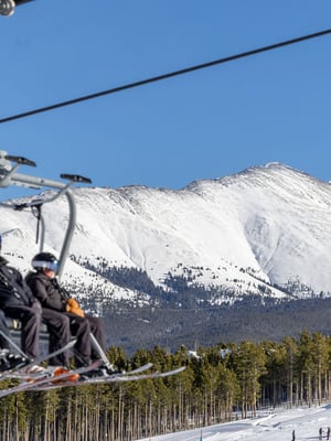 Ski-in, ski-out at the base of Peak 8
